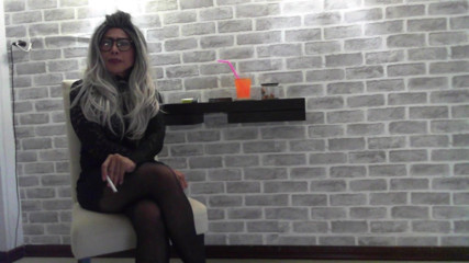 Asian Pussy Vision: Small penis humiliation and smoking