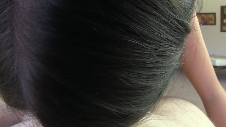 Darkko: Attractive Brunette Teen Gives Stiff Cock A Sloppy Blowjob