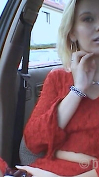 Sweet Jessi Sucking Cock in a Parking Lot