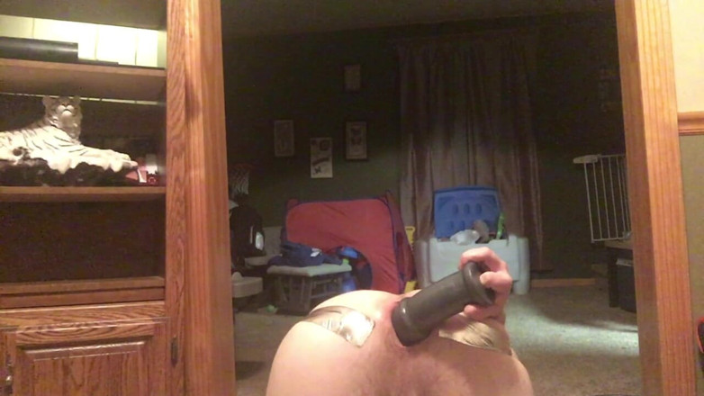 Anal gape kings throne: AnalGapeking - Extreme anale kloof queef en dildo deel 2