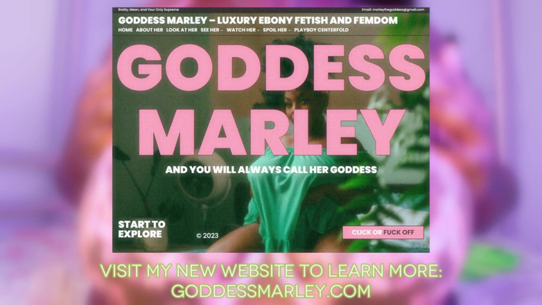 Goddess Marley: 여신 Marley의 브래지어와 팬티! - Avi