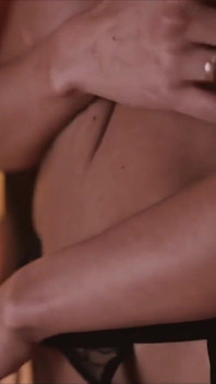MILF with big nipples is dancing naked