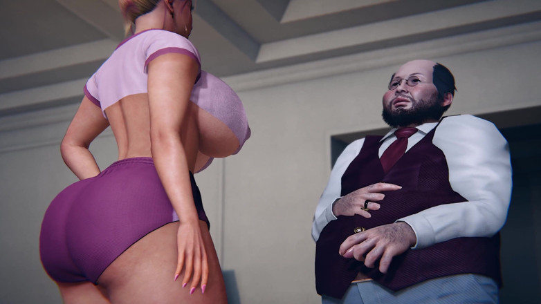 Priapus: Stiefmutter betrügt ihren ehemann mit seinem stiefsohn (3D)