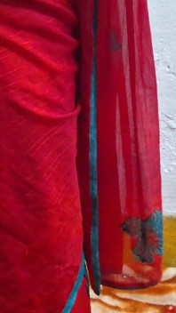 Zrzavá saree švagrová šuká