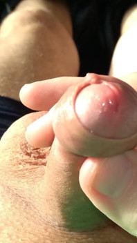 Christmas Day and My Small Juicy Foreskin Cock Wants Out