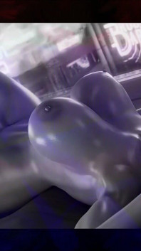 Robaatoo Horny Futanari Slut: Lying Down, Hard and Ready with Her Massive Cock