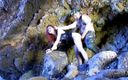 Real Anal Stories: Massive knockers redhead slave whipped and fucked in a cave