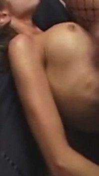 BBC Stretches Blonde Slut's Gaping Pussy Wide Open