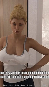 Omas house # 02 - 60 plus heiße MILf verführt glücklichen hengst mit ihrem großen kurvigen arsch - 3D porno-spiel