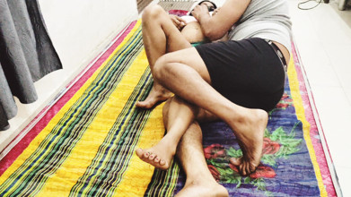 With His Girlfriend