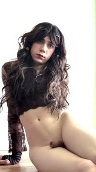 Bonita Trans Joven Hace Garganta Profunda Y Monta Consolador BBC