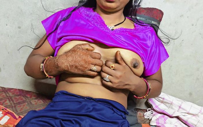 Bangala bhabhi: Indisches bengalisches bhabhi, heißer selbstsex auf banane