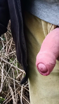 În aer liber cu pișare purtând corzi, masturbare și ejaculare în pădure - Rockard Daddy