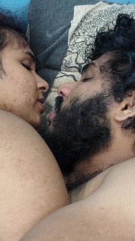 Hot Deep Lip Lock in Nude Romance
