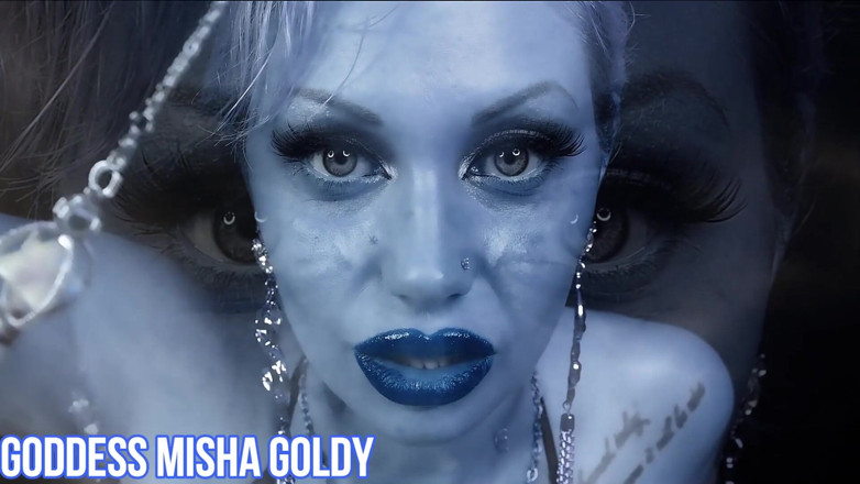 Goddess Misha Goldy: चमड़ से आंख का संपर्क! आपको हेरफेर करना और अपना कमजोर दिमाग लेना बहुत आसान है!