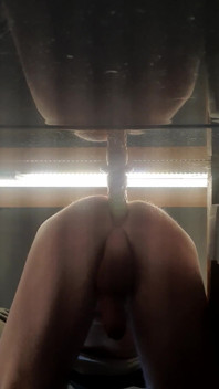 Big Ass on Dildo