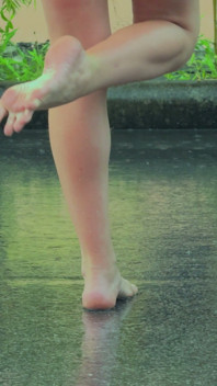 Bare Legs in the Rain