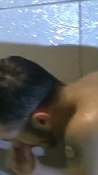 Muscle Boy Fucked Raw in Public Jacuzzy