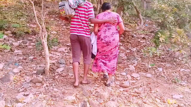 Telugu honey lips: Desi Stepmom and Stepson Outdoor Sex Telugu Dirty Talks