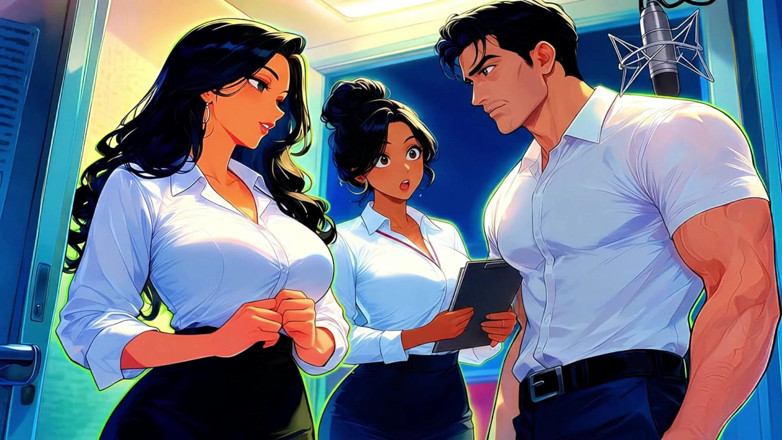 The Last of FAP: Technik v kabině šuká moderátora ve studiu Kovbojka Creampie - Generovaná AI