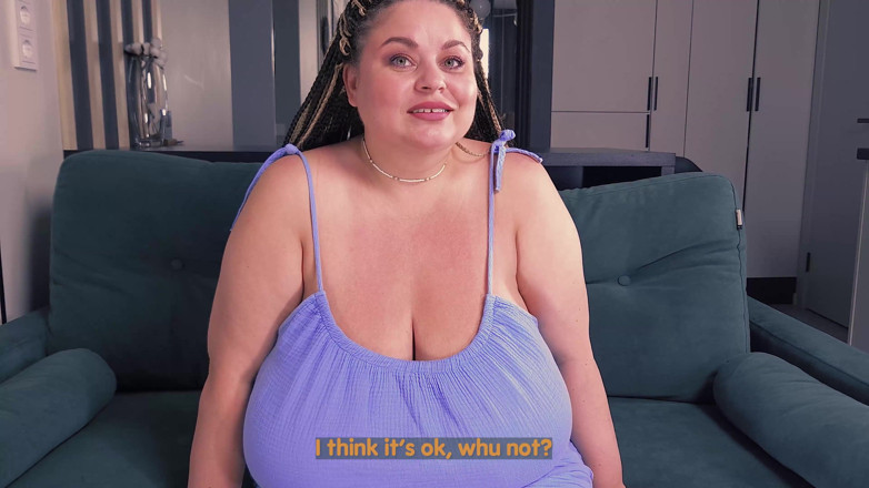 Anna Katz: My Very Busty BBW Stepmom Anna Katz Explains to Me...