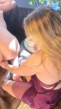 On Your Knees, Anal Fingering Warmup for Foot Fucking