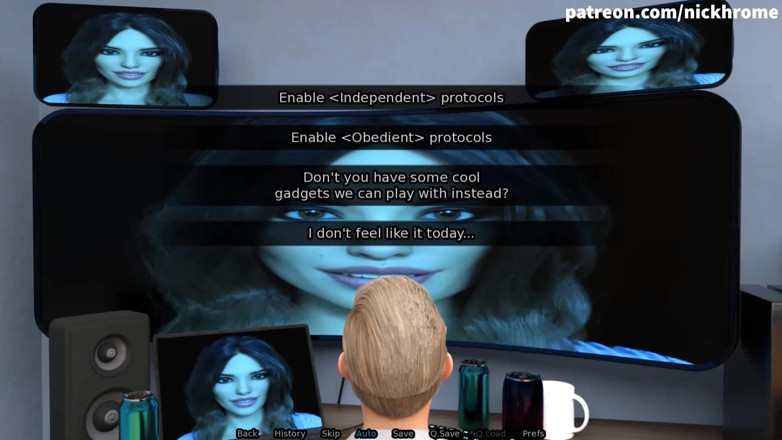 Visual Novels: SexBot 60 - большая игрушка