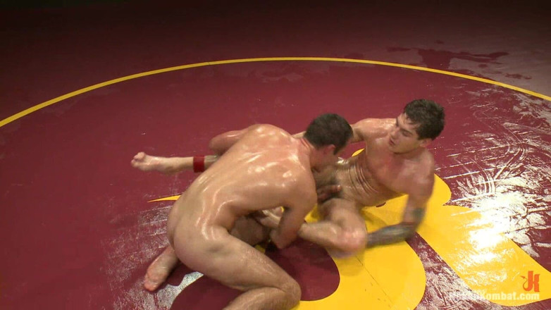 Naked Kombat: Cameron kin-cade vs Vance the Vice Crawford - olejový zápas