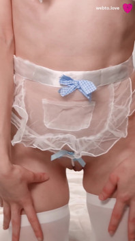 Hot Maid in Transparent Sexy Lingerie Empties Her Master's Balls to Fill Her Insatiable Tight Pussy