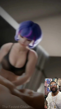 Hard Throbbing Cock Junker Queen Gets Her Back and Cock Massage Like a Vip