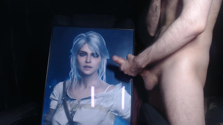Alex Metallov: Cum Tribute for Ciri (game Character From Witcher 3)