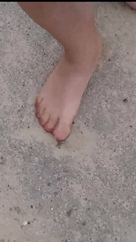 Wet and Dirty Pantyhose