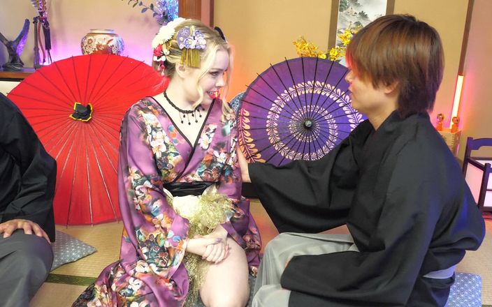 Japornxxx: Haley Spades oiran geisha तीन लोगों की चुदाई चूत में वीर्य का खेल