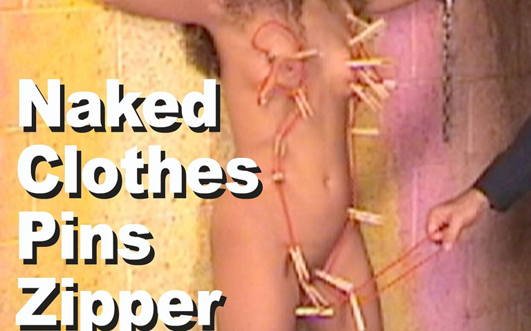 Nicole Redwing & Master Len Naked Clothespins Zipper Len650d (Picticon bondage and fetish)