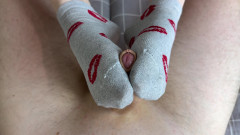 Gloria Gimson: Noskodroch De Meias Cinza E Feita À Mão Pela Meia-irmã