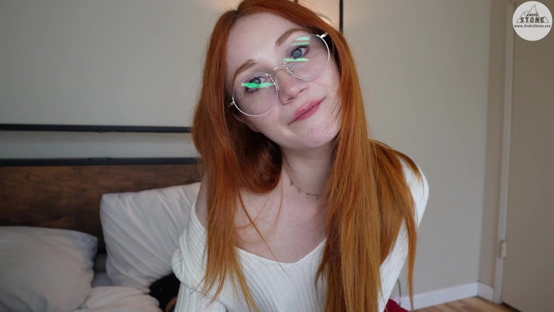 Andre Stone: Crazy Sexy Redhead Ex Scarlet Skies Sneaks in &amp; Seduces You