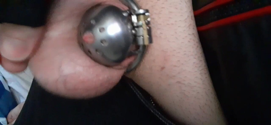 Rusty Sunnybrook: Leather Biker Locked in Chastity