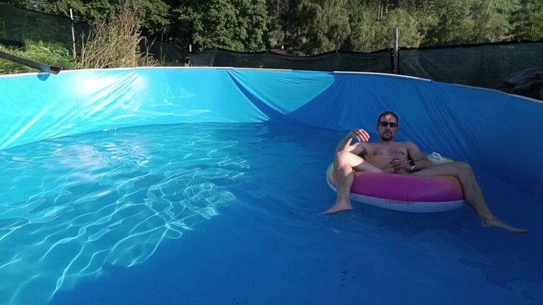 kickerscooter: Wet Summer Ride. Handjob in the Pool