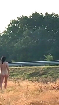 Humiliation of the Slave Girl Tich - Showing Her Pussy and Tits