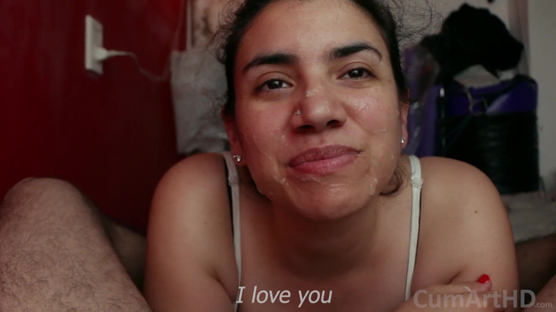 TheArtOfCum: Explosion of Stringy Cum! POV Blowjob + Messy Facial + Cumplay!