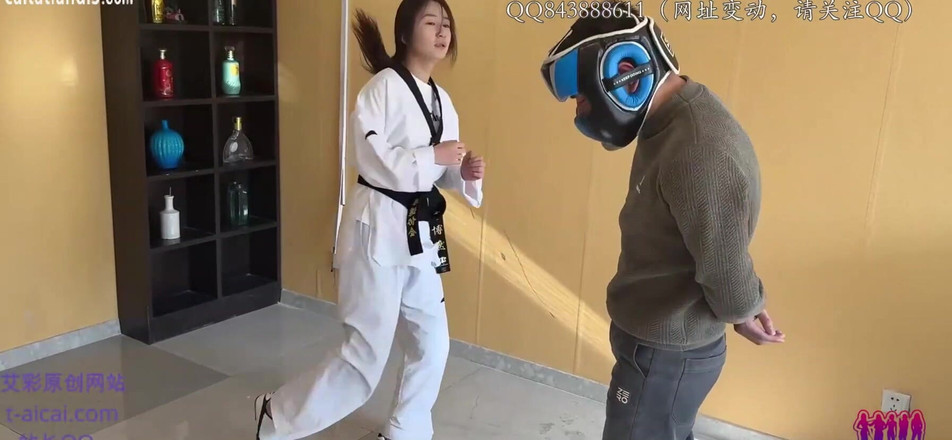 Giantess Domination: 176cm, 78kg Karate-freundin mächtiger tritt, runde 1