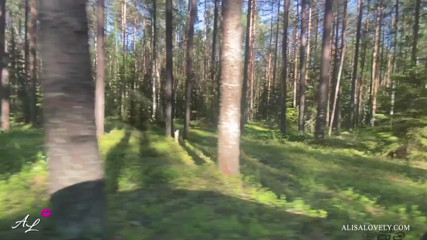 Alisa Lovely: The best doggy-style & сowgirl sex outdoor - amateur couple on holidays