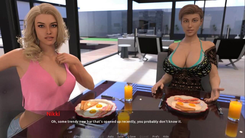Dirty GamesXxX: Návštěva: MILF s obrovskými prsy a sexy blondýnkou ep. 10