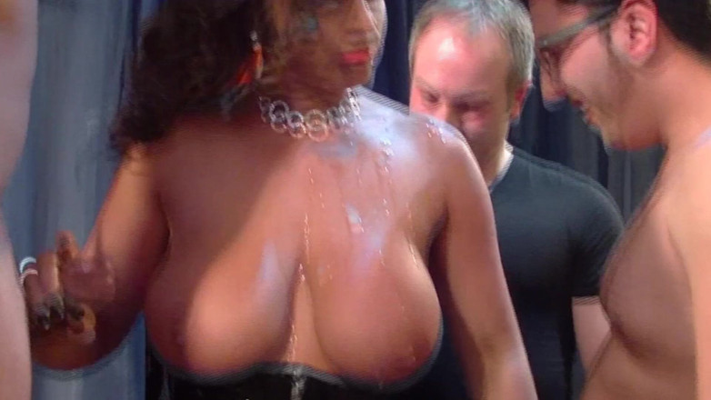 Bukkake Partys: Gängknull sexig Susi och Babe gang