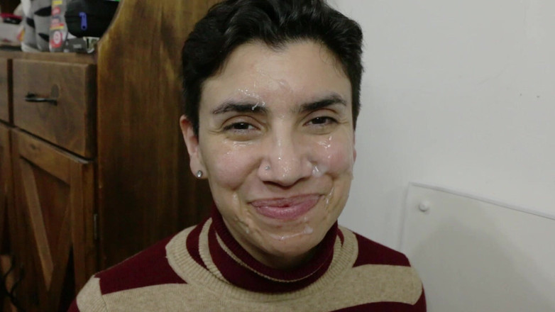 TheArtOfCum: Oldschool Facial! Kamera Genggam POV