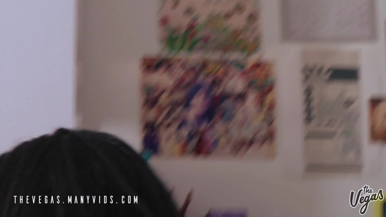Selena Vega: Sweaty babe dances and gets facefucked and facialized!