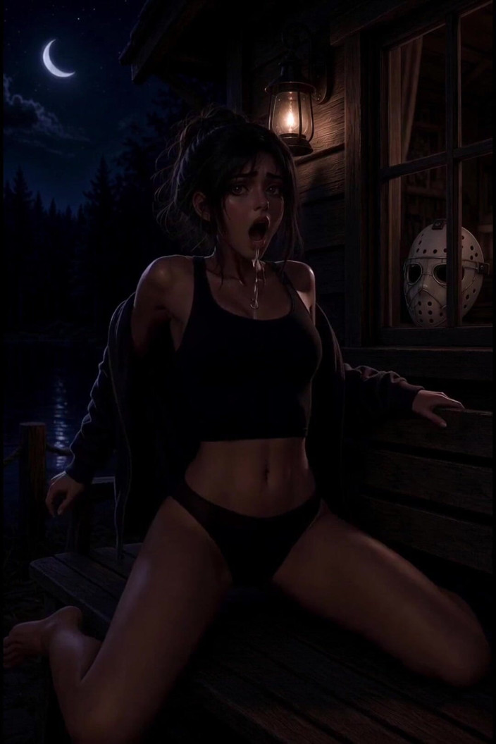 Wertstofsamler: 3D Anime Woman, Summer Vacation at the Lake House Halloween