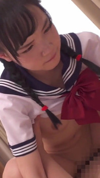 Puri e innocenti, capelli neri, vestito da ragazza della scuola, bella ragazza, creampie -3