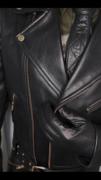 Into the full leather look?