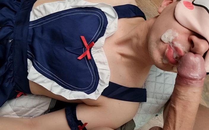 Horny Johny: Naplnil ústa služčina chlapce mým horkým spermatem